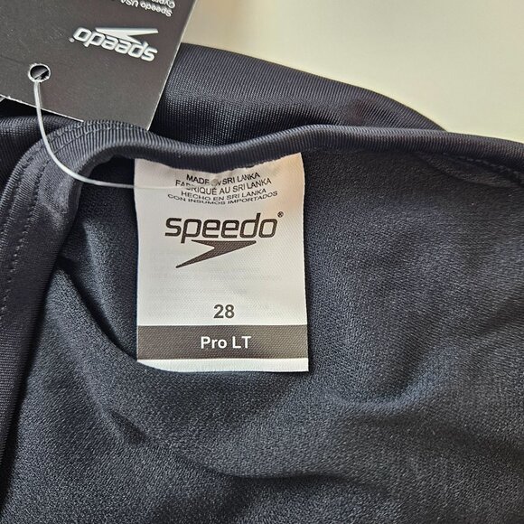 Speedo Women's/girl’s Pro LT One-Piece Swimsuit Size 28/ XXS Black - Picture 9 of 11
